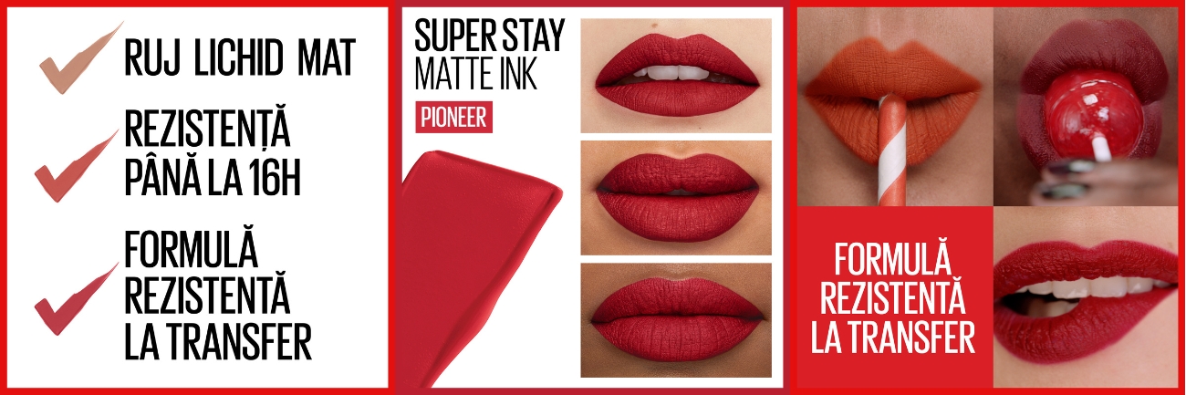 Ruj lichid Mat SuperStay Matte Ink, 20 Pioneer